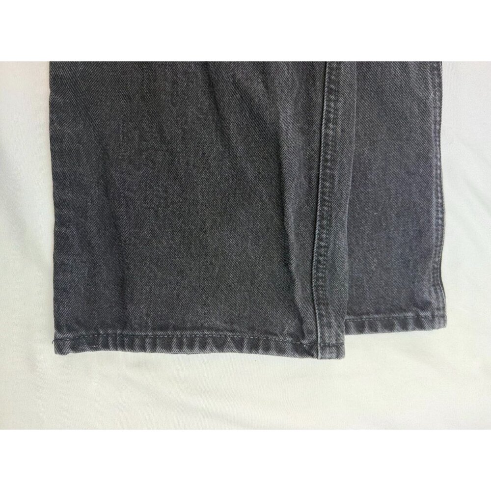 Reformation Womens Black Val 90S Stretch Mid Rise Straight Jeans Size 28 - Picture 6 of 10